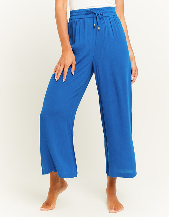 TALLY WEiJL, Παντελόνι Wide Leg Μπλε for Women