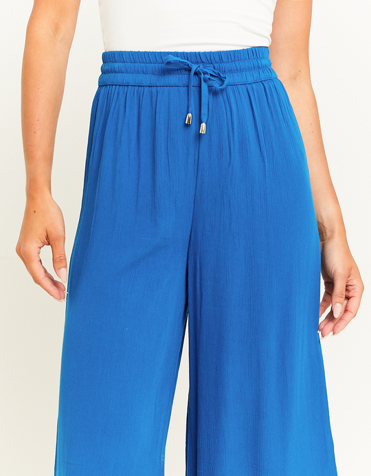 TALLY WEiJL, Παντελόνι Wide Leg Μπλε for Women