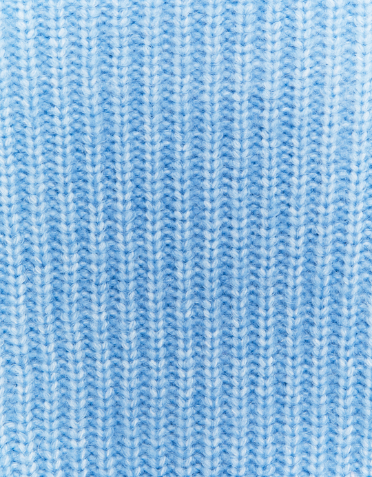 TALLY WEiJL, Blue Melange Cropped Jumper for Women