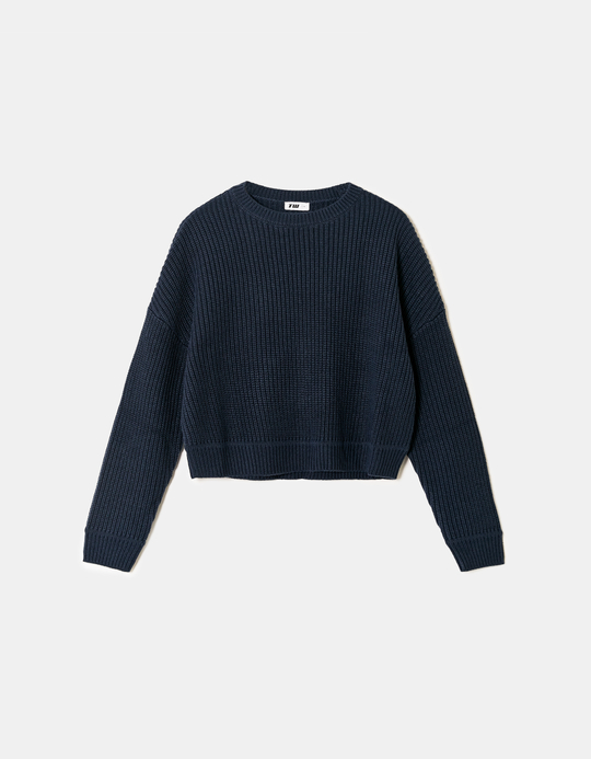 TALLY WEiJL, Blauer Strickpullover for Women