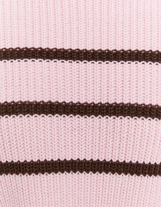 TALLY WEiJL, Pink Striped Knitted Jumper for Women