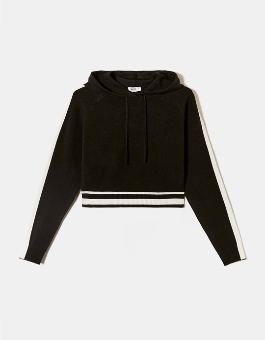TALLY WEiJL, Schwarzer Pullover mit Streifen for Women