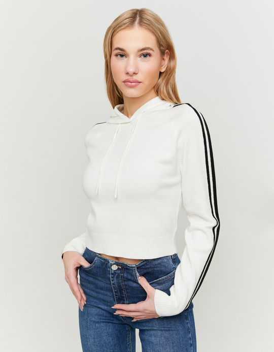 TALLY WEiJL, White Jumper with Stripes for Women
