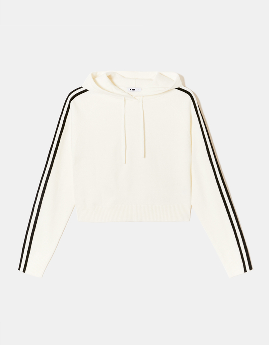 TALLY WEiJL, Weisser Pullover mit Streifen for Women