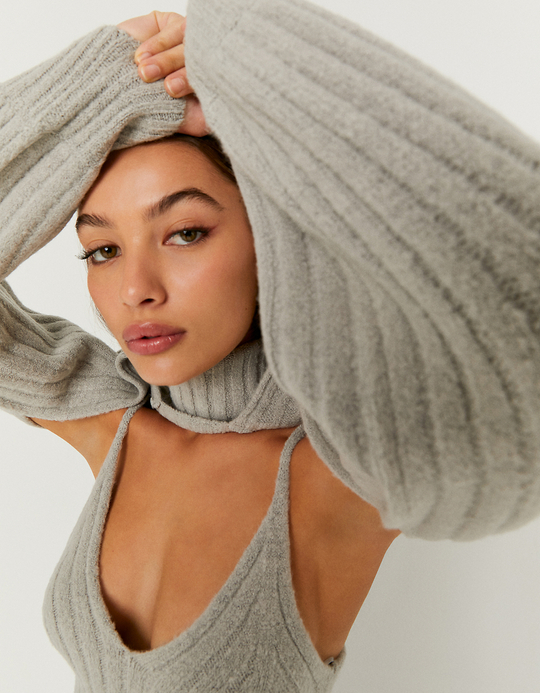 TALLY WEiJL, Maglione Corto con Collo Alto for Women