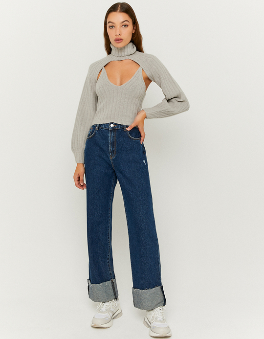 TALLY WEiJL, Maglione Corto con Collo Alto for Women