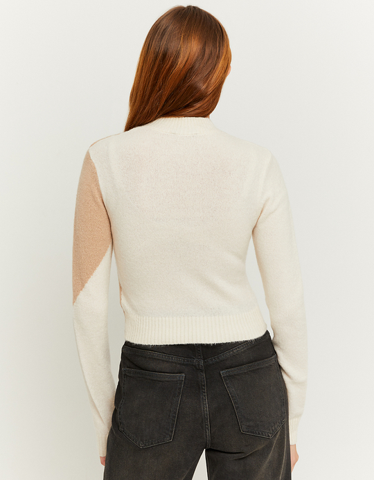 TALLY WEiJL, Colorblock Cropped Pullover for Women