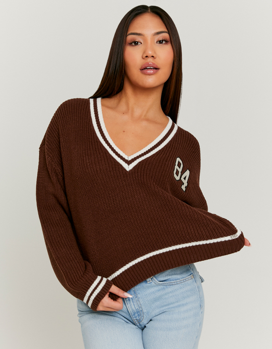 TALLY WEiJL, Brown Striped Jumper for Women