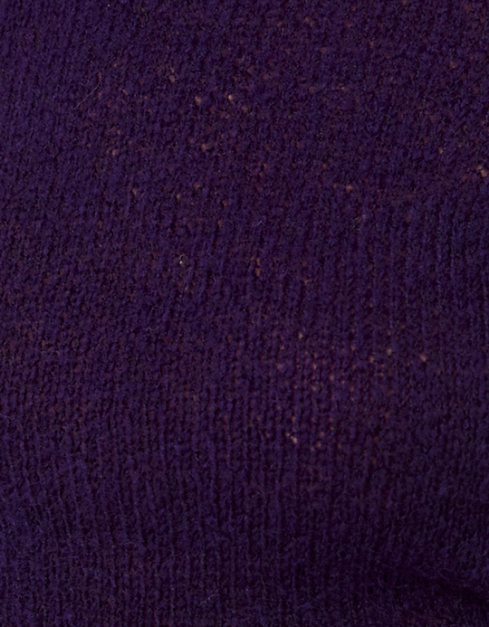 TALLY WEiJL, Purple Cropped Roll neck Jumper for Women