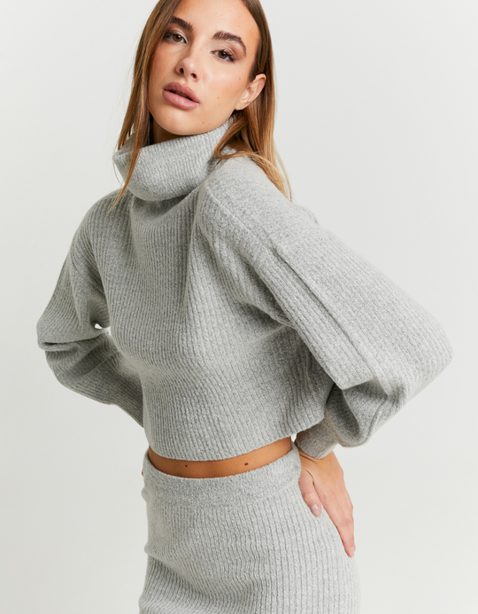TALLY WEiJL, Grey Soft Touch Jumper for Women