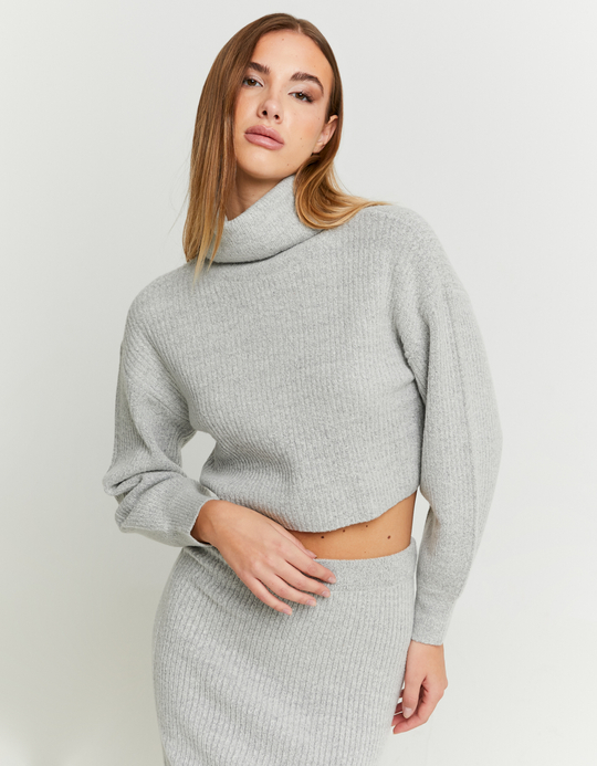 TALLY WEiJL, Grey Soft Touch Jumper for Women