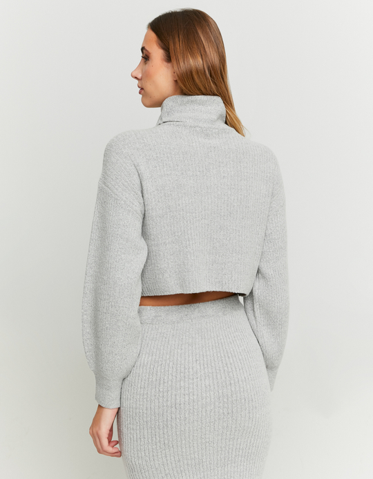 TALLY WEiJL, Grey Soft Touch Jumper for Women