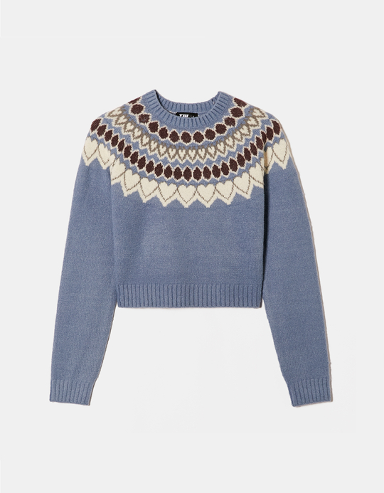 TALLY WEiJL, Blauer kurzer Pullover for Women
