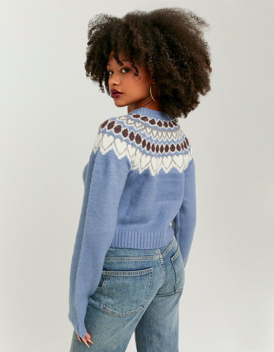 TALLY WEiJL, Blauer kurzer Pullover for Women