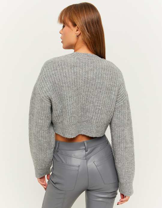 TALLY WEiJL, Maglione Corto Grigio for Women