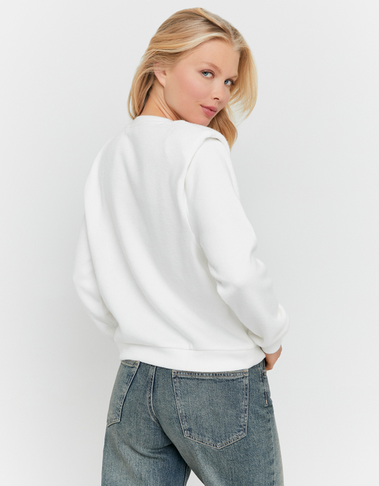 TALLY WEiJL, Pullover Basic Bianco for Women