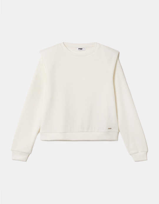 TALLY WEiJL, Pullover Basic Bianco for Women