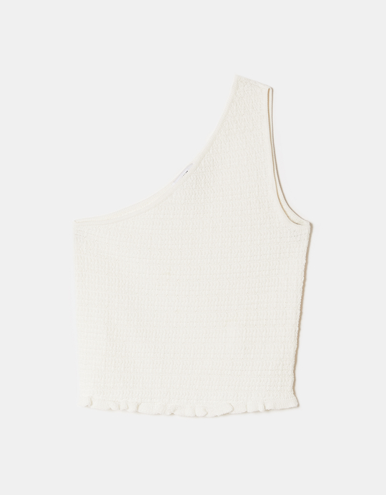 TALLY WEiJL, Top à Une Épaule Blanc for Women