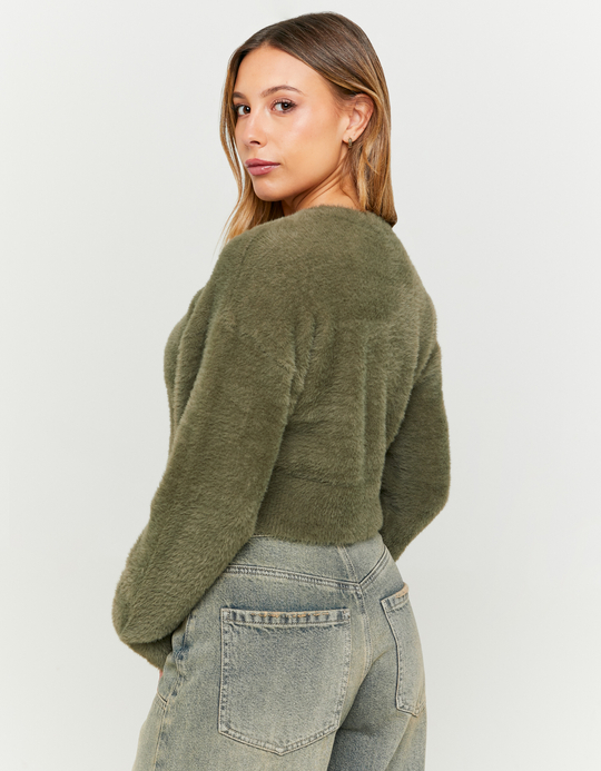 TALLY WEiJL, Khaki Soft Touch Jumper for Women