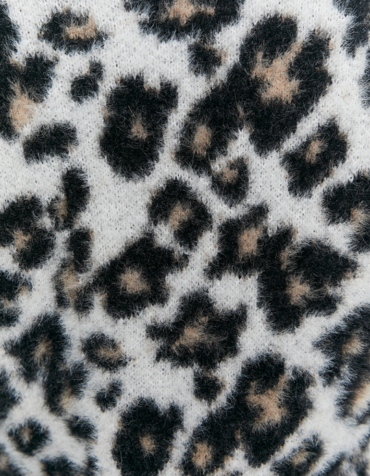 TALLY WEiJL, Leo Print Soft Touch Jumper for Women