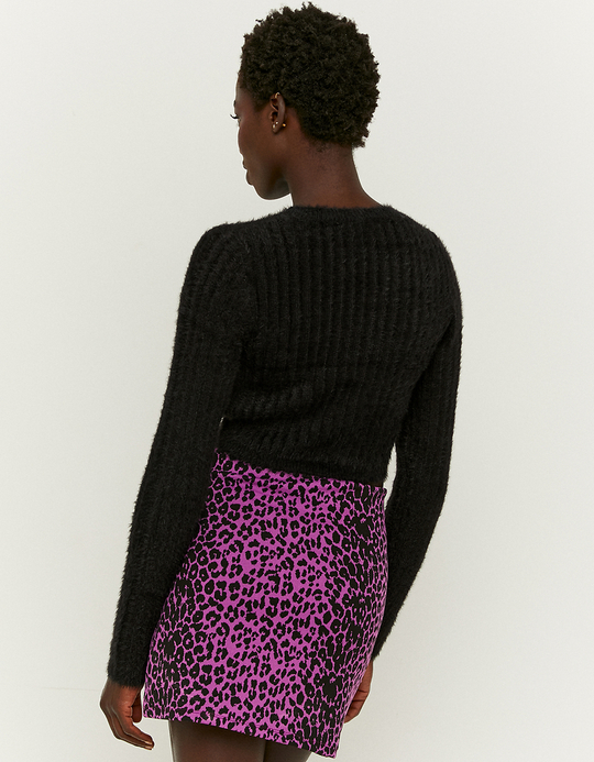 TALLY WEiJL, Black Soft touch Cropped Jumper for Women
