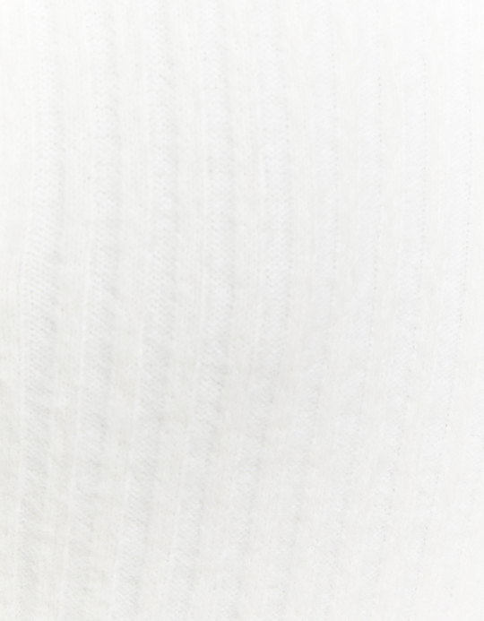 TALLY WEiJL, Pull Basique Court Touché doux Blanc for Women