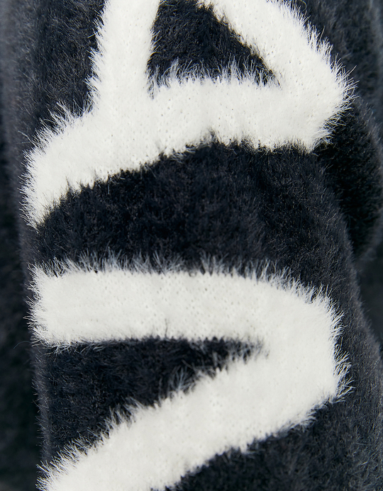 TALLY WEiJL, Black Ultra Cropped Knit Jumper for Women