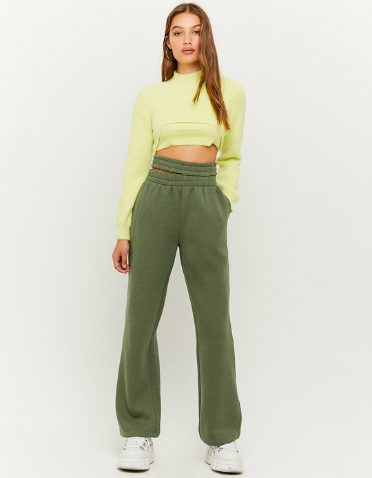 TALLY WEiJL, Gelber Ultra Cropped Pullover for Women