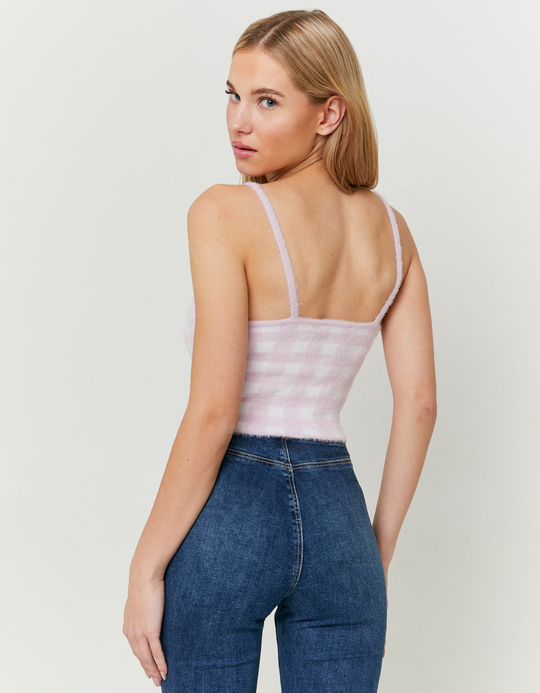TALLY WEiJL, Brassière Vichy Rose Duveteuse for Women