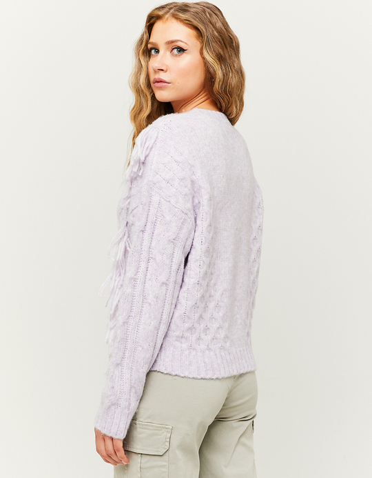 TALLY WEiJL, Pull Violet à détails for Women