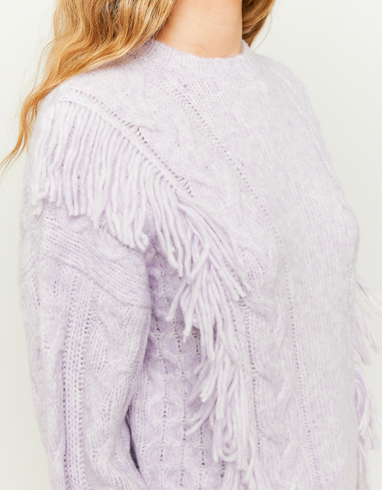 TALLY WEiJL, Pull Violet à détails for Women