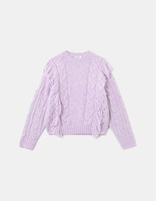 TALLY WEiJL, Pull Violet à détails for Women