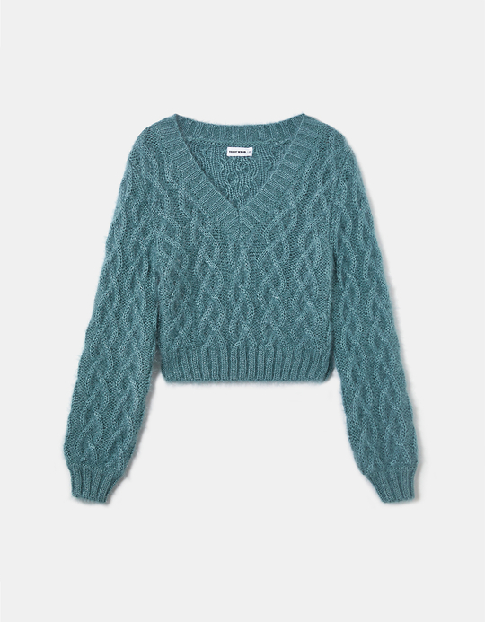 TALLY WEiJL, Blauer Soft Touch Pullover for Women
