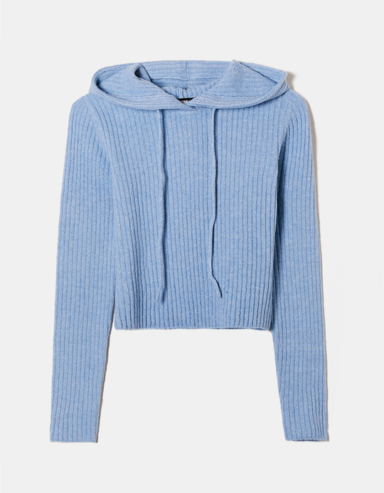 TALLY WEiJL, Blue Jumper with Hood for Women