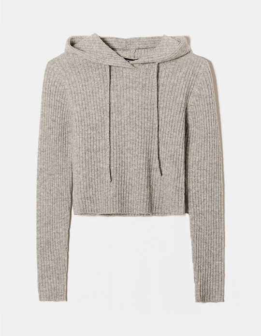 TALLY WEiJL, Grey Jumper with Hood for Women