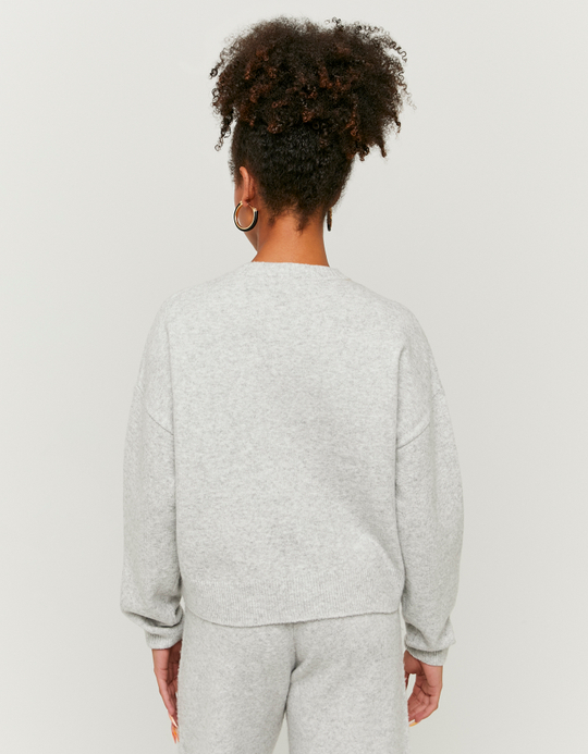 TALLY WEiJL, Gestrickter grauer Pullover for Women