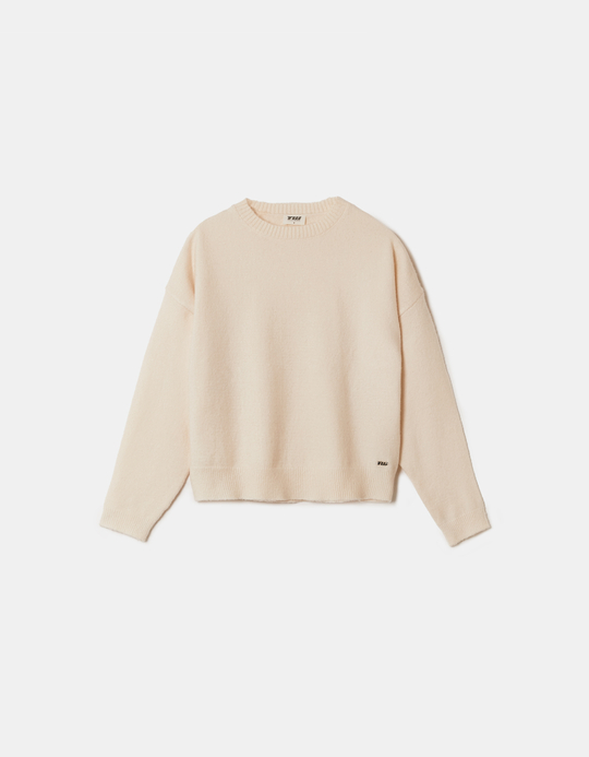 TALLY WEiJL, White Knitted Jumper for Women