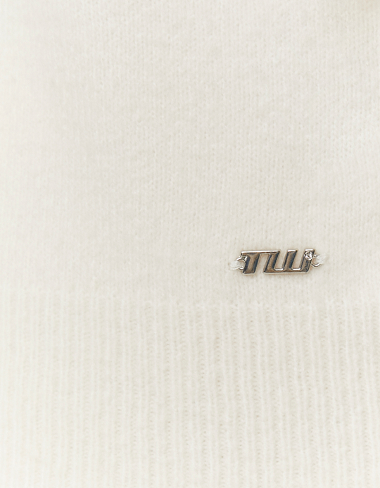 TALLY WEiJL, White Knitted Jumper for Women