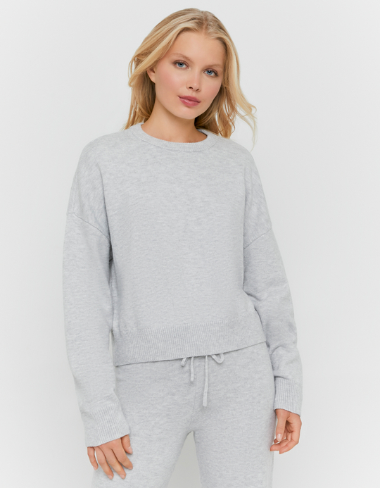 TALLY WEiJL, Pullover Basic Grigio in Maglia for Women