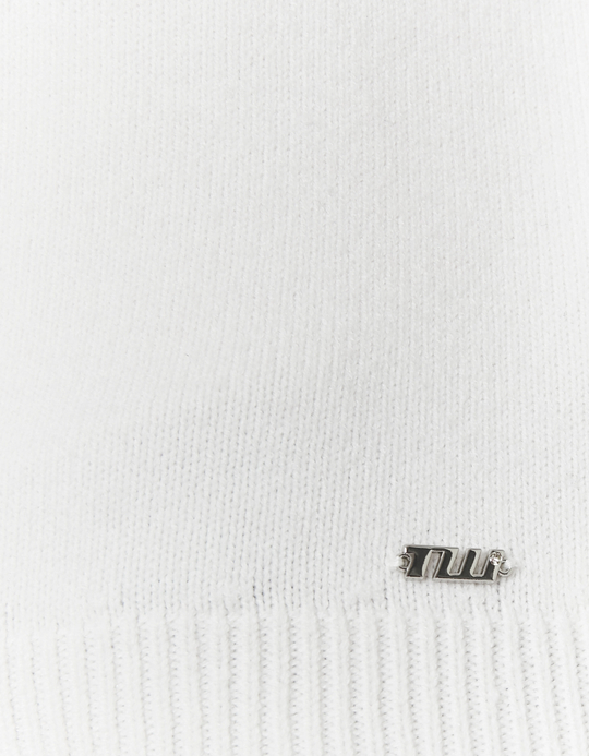 TALLY WEiJL, Pullover Basic Bianco in Maglia for Women