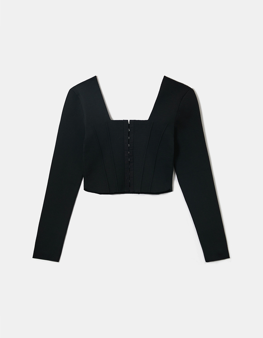 TALLY WEiJL, Schwarzes Basic Top for Women