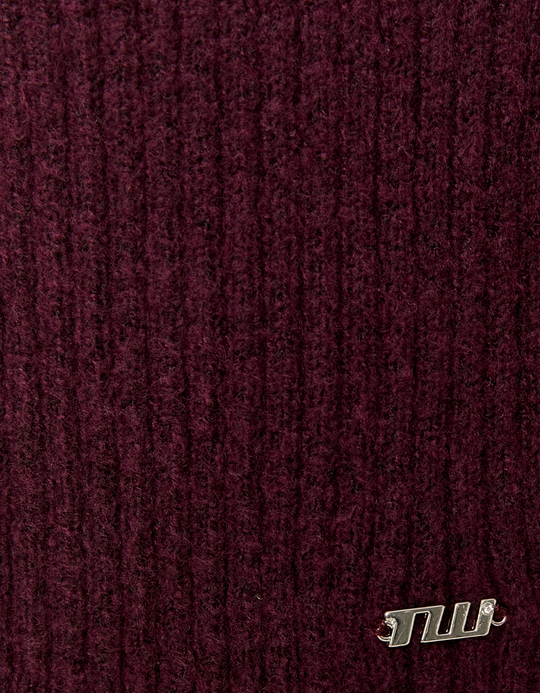 TALLY WEiJL, Burgunderfarbener Rollkragen Strickpullover for Women
