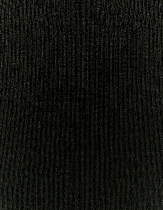TALLY WEiJL, Maglione Aderente Nero con Collo Alto for Women