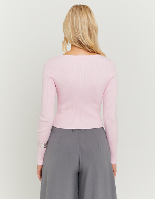 TALLY WEiJL, Maglione in Maglia Rosa for Women