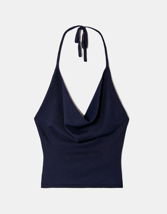 TALLY WEiJL, Top Bleu Dos Nu for Women