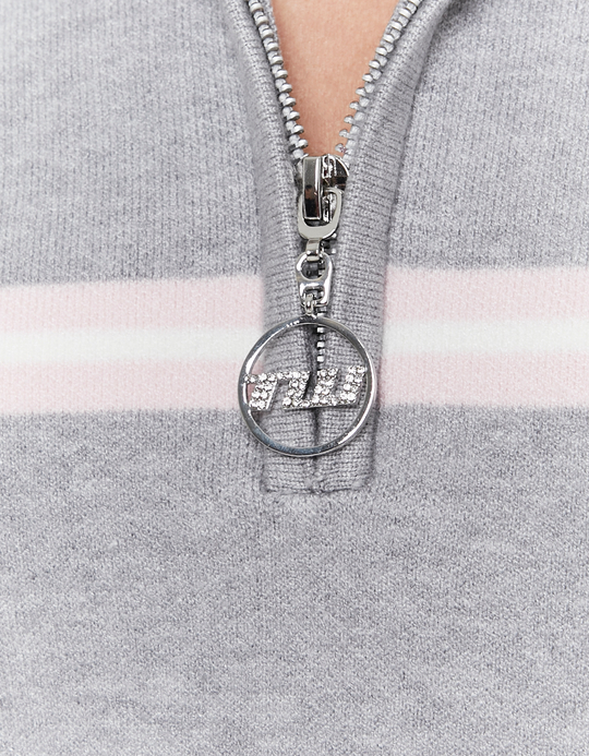 TALLY WEiJL, Maglione in maglia a righe grigio for Women