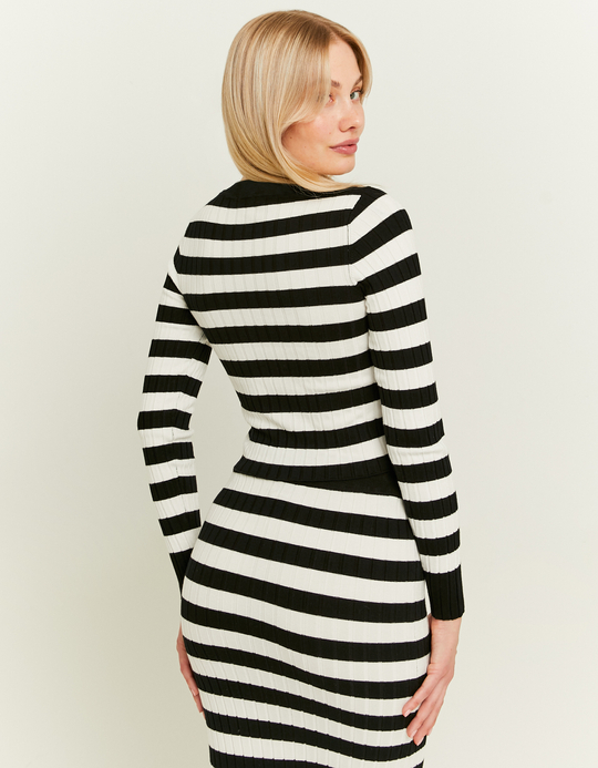 TALLY WEiJL, White Fitted Knit Jumper for Women