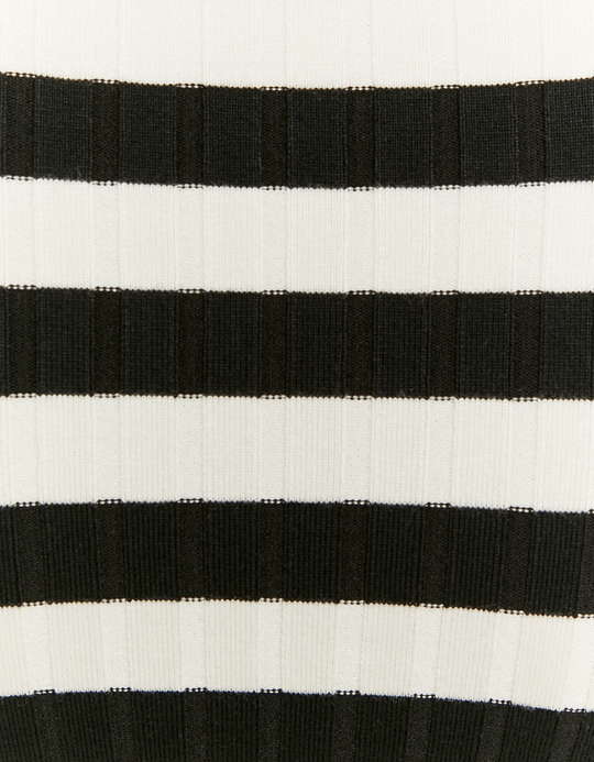 TALLY WEiJL, White Fitted Knit Jumper for Women