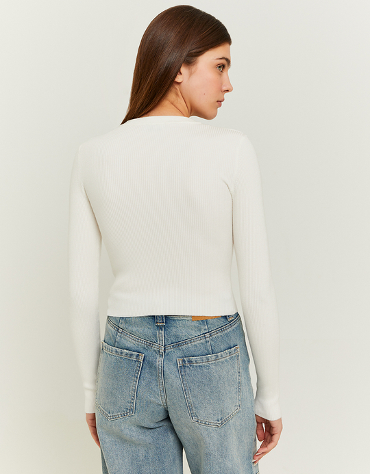 TALLY WEiJL, Pull court blanc for Women
