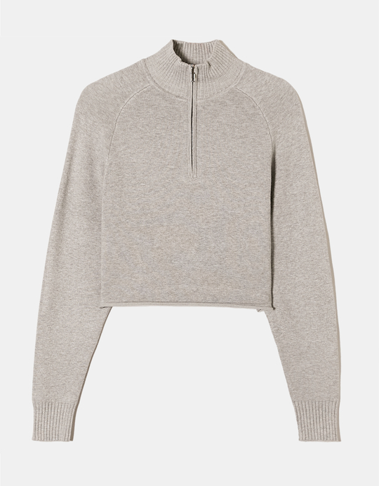 TALLY WEiJL, Grauer Cropped Pullover for Women